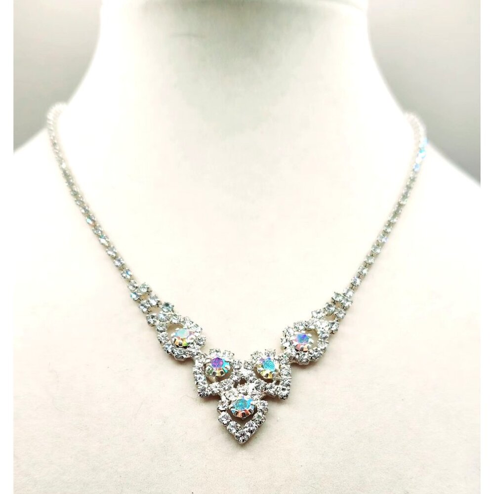 Crystal Embellished Rhinestone Necklace